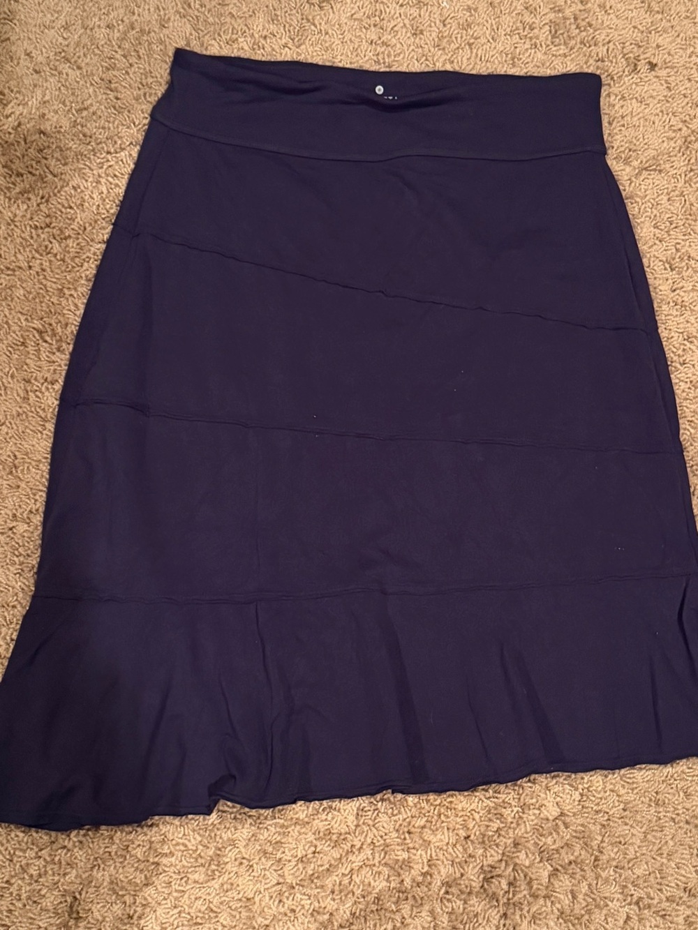 Athleta Navy Tiered Skirt - Women